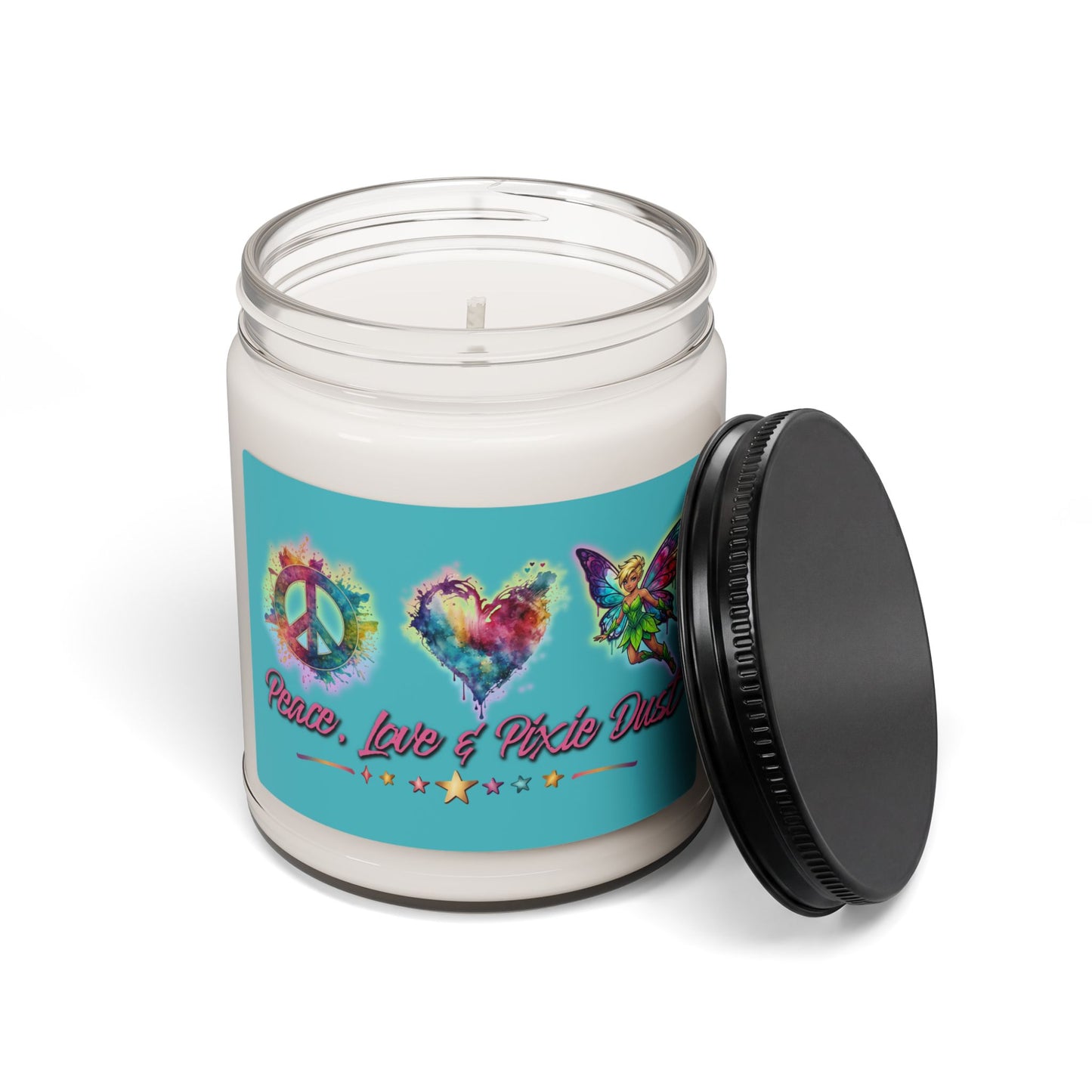 Peace, Love & Pixie Dust Fantasy Scented Soy Candle