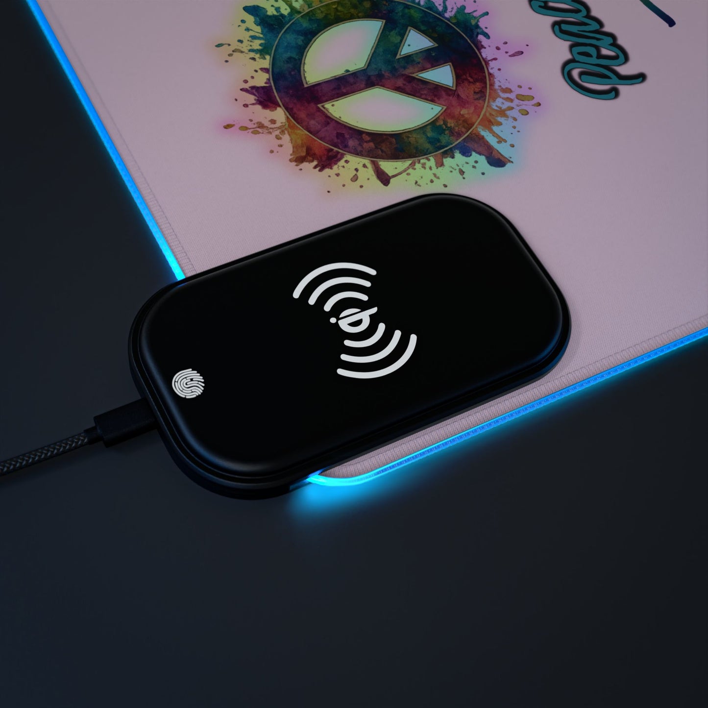 Peace, Love & Dragon Cubs Extended Gaming Mouse Pad