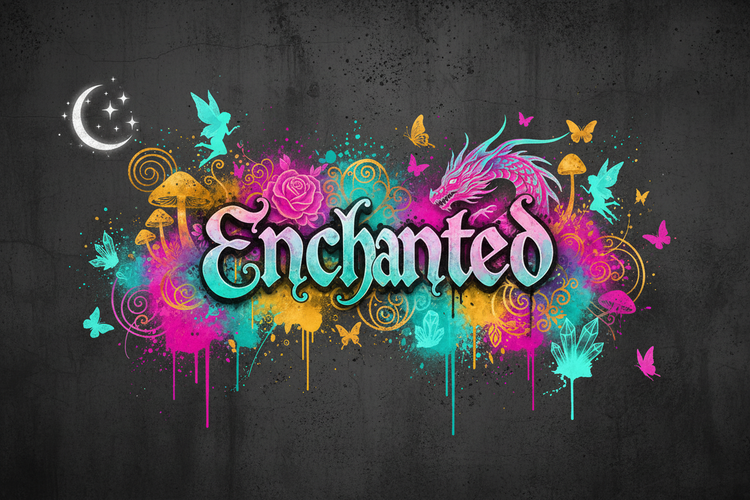 Enchanted Collection Banner - Concrete Wall