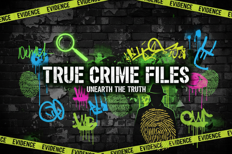True Crime Collection Cover - Neon Multi-Color