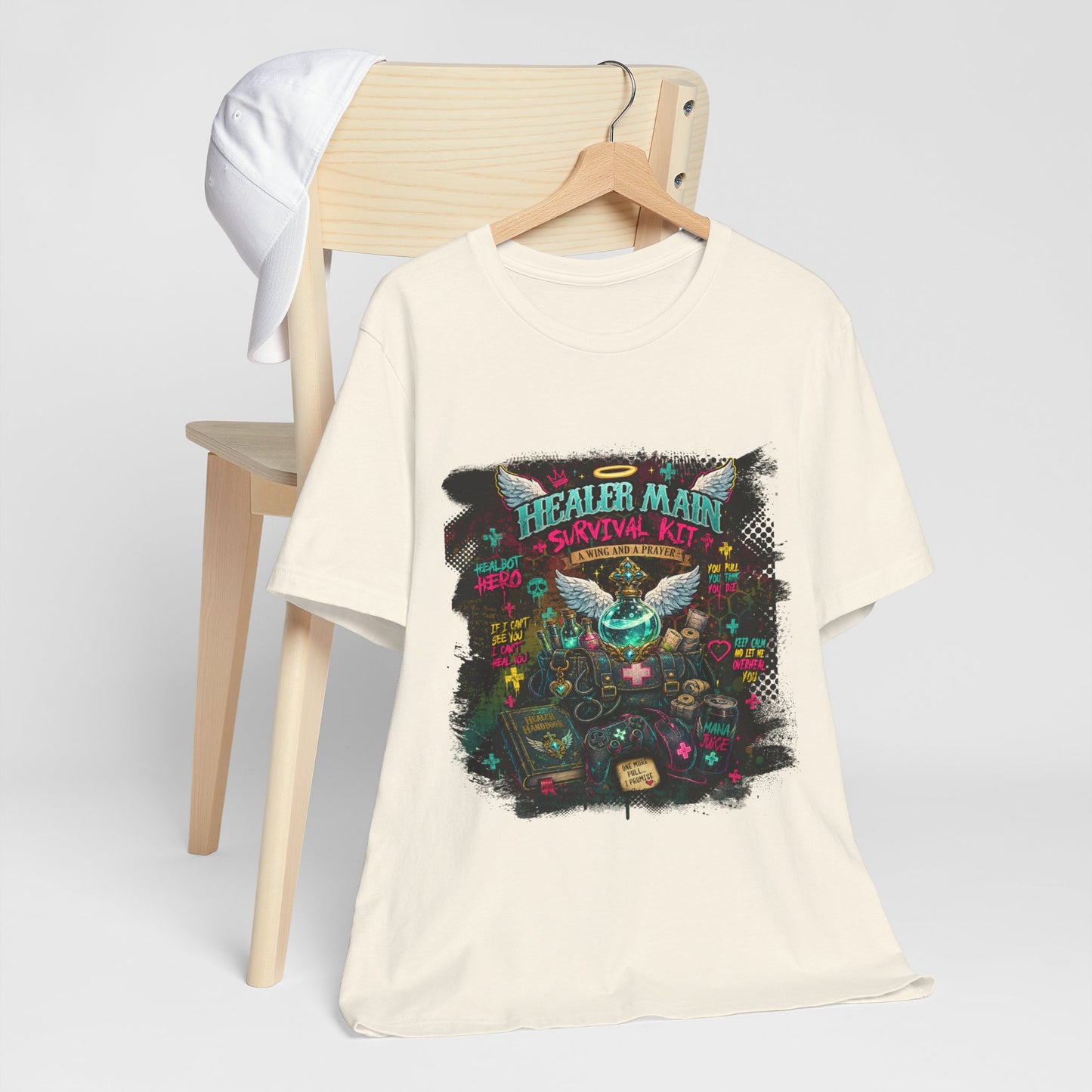 Healer Main Survival Kit | Gaming Graphic T-shirt