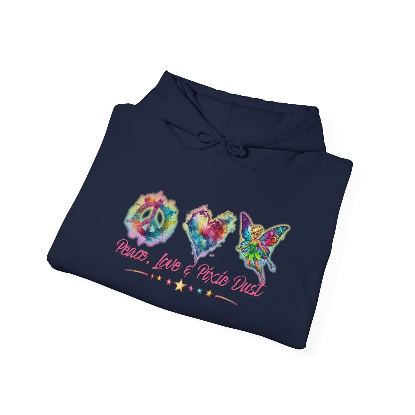 Peace, Love & Pixie Dust Fantasy Pullover Hoodie