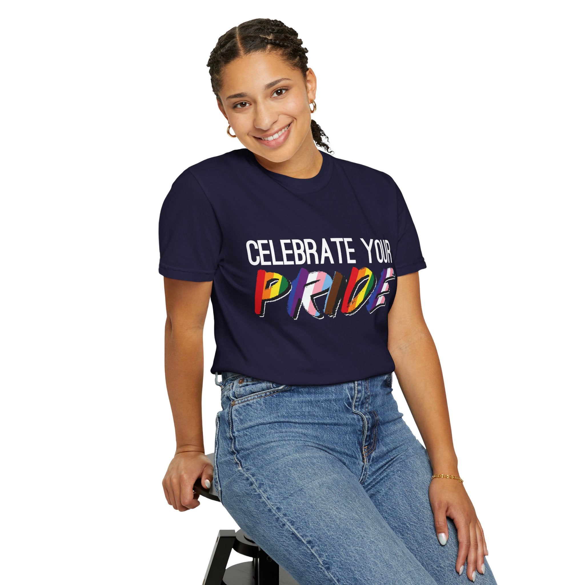 Celebrate Your Pride T-Shirt — Rainbow LGBTQ+ Pride Tee