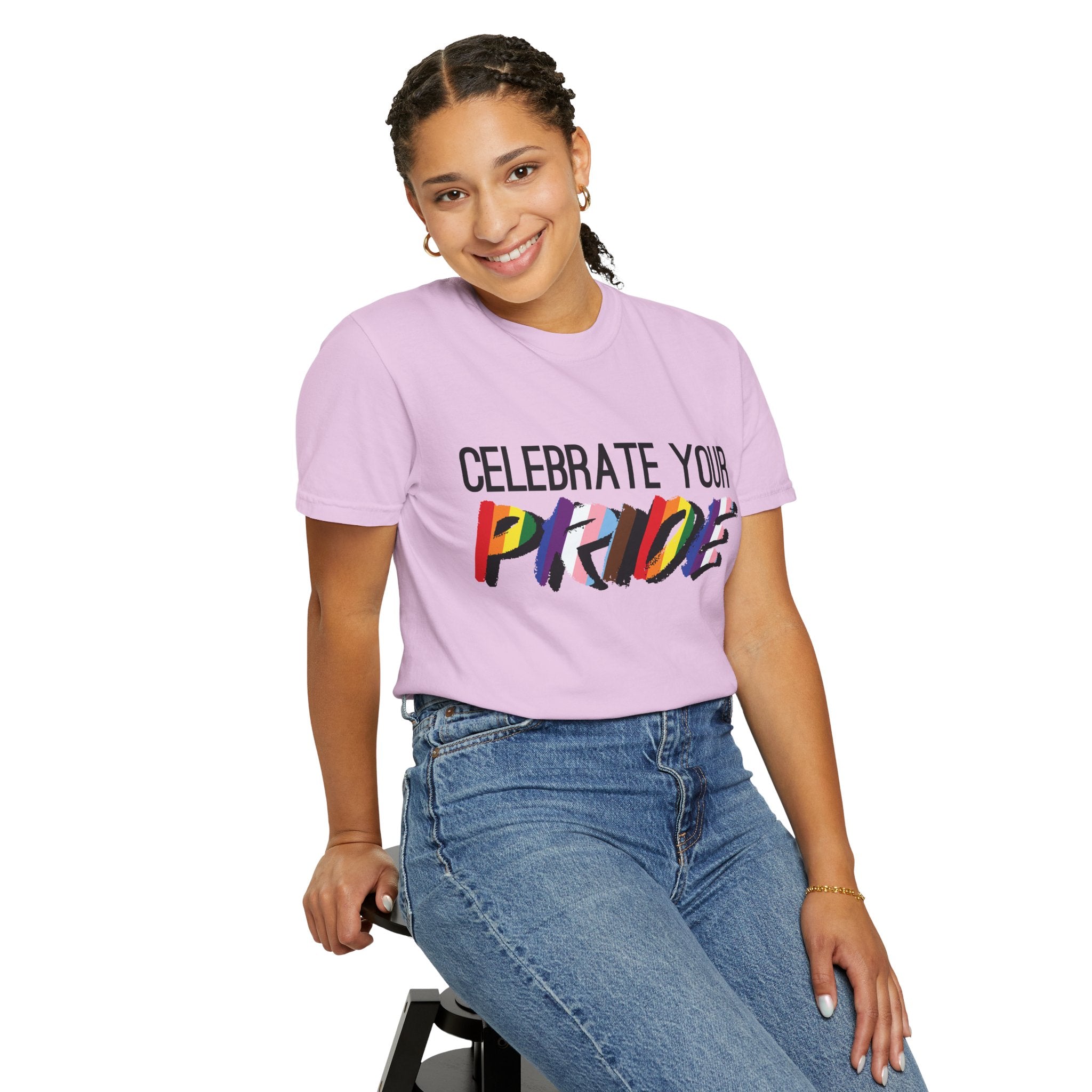 Celebrate Your Pride T-Shirt — Rainbow LGBTQ+ Pride Tee