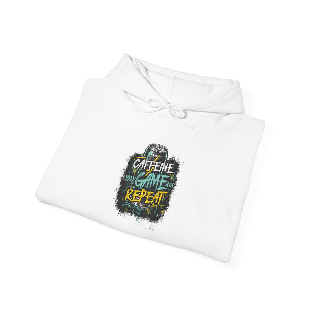 Caffeine Game Repeat | Gaming, E-Sports Hoodie