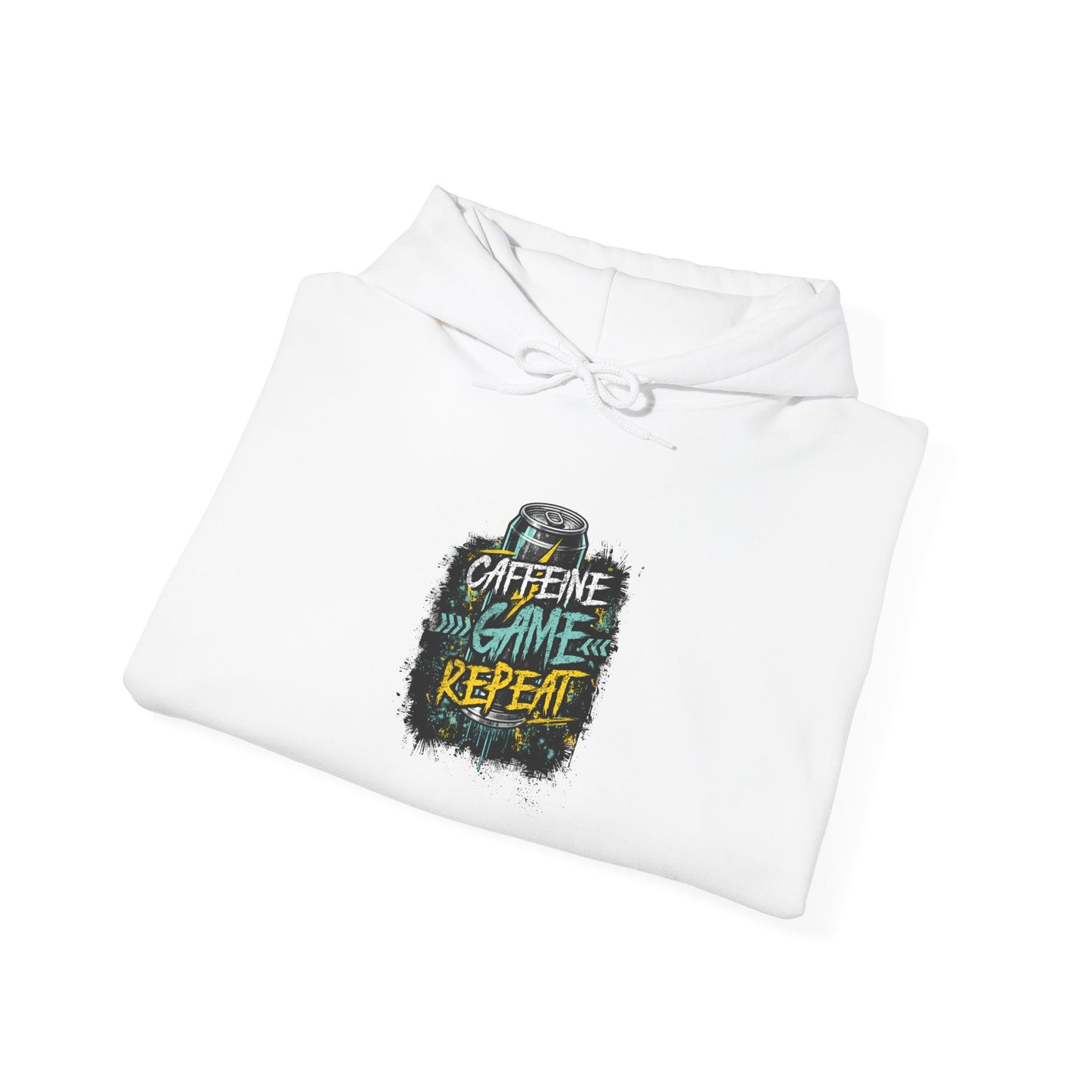 Caffeine Game Repeat | Gaming, E-Sports Hoodie