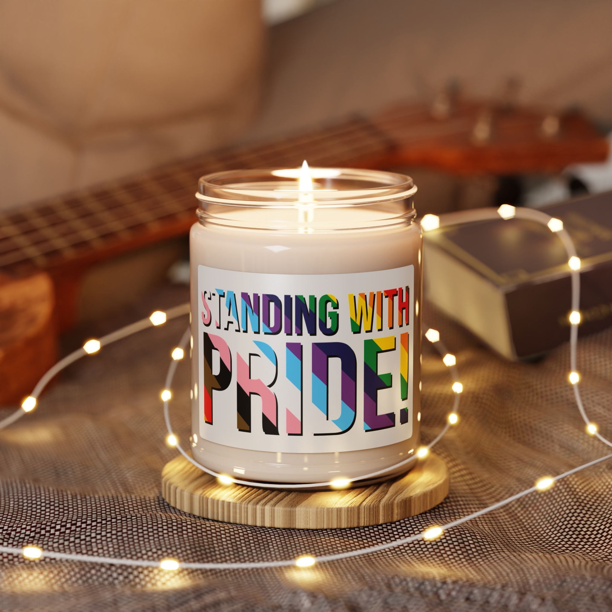 Standing With Pride Scented Soy Candle — 9oz LGBTQ+ Support Candle