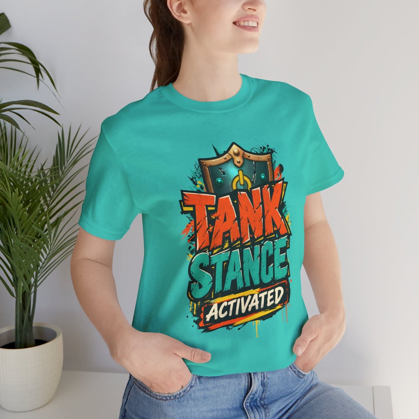 Tank Stance Activated Gamer T-Shirt – Neon Graffiti Tank Main Tee