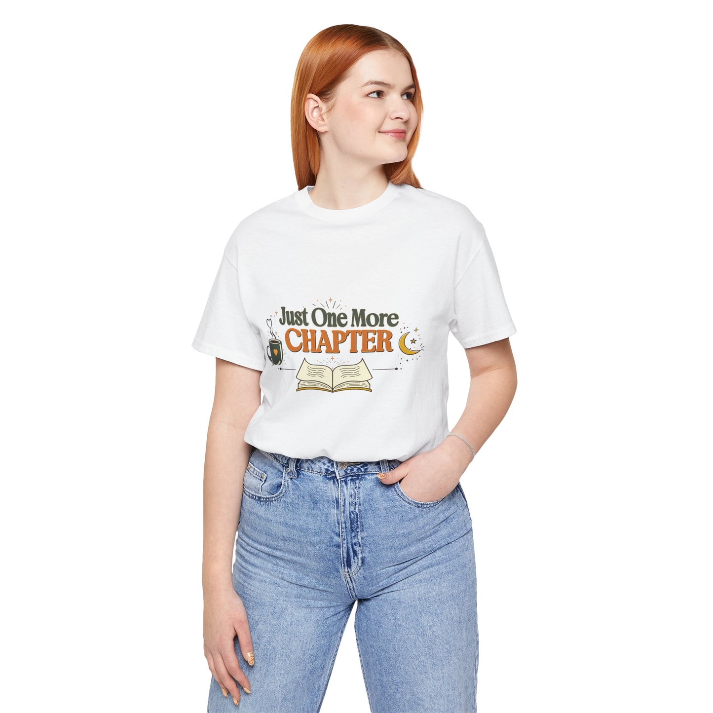 Just One More Chapter | Vintage Book Lover Grunge T-Shirt