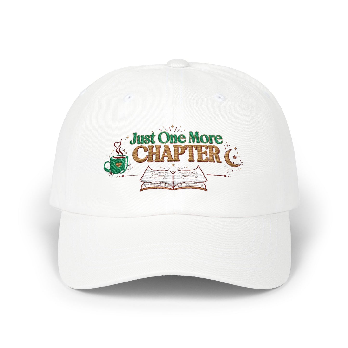 Just One More Chapter | Vintage Book Lover Dad Cap