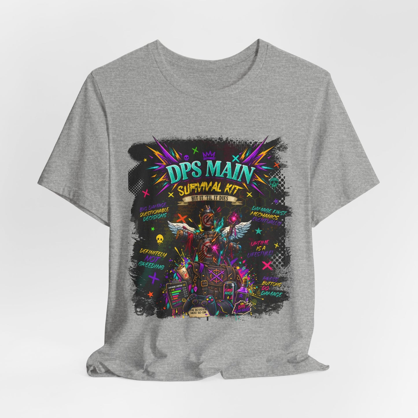 DPS Main Survival Kit – MMORPG Gamer T-Shirt