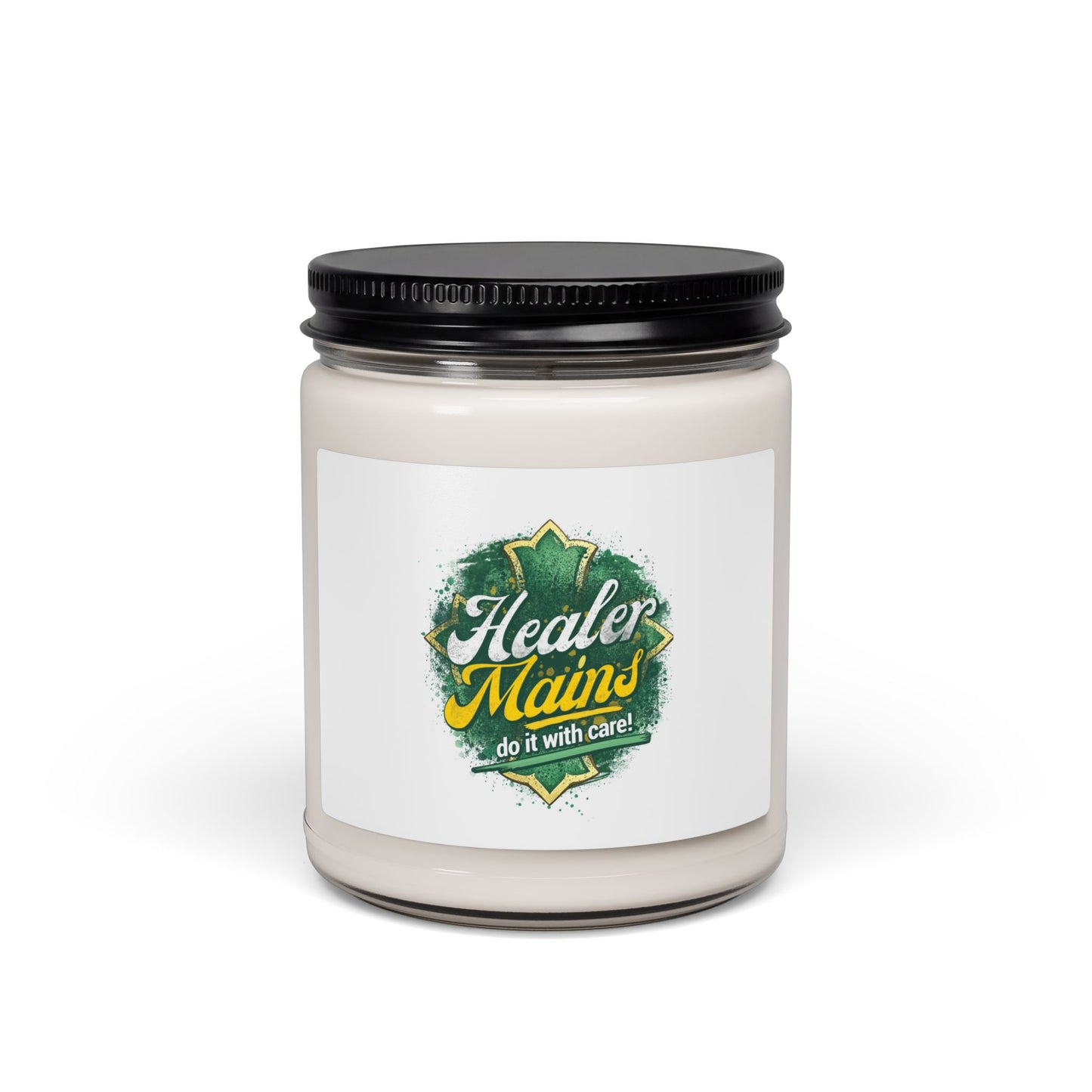 Healer Mains Scented Soy Candle - 9oz Aromatherapy Candle for Gamer Healers