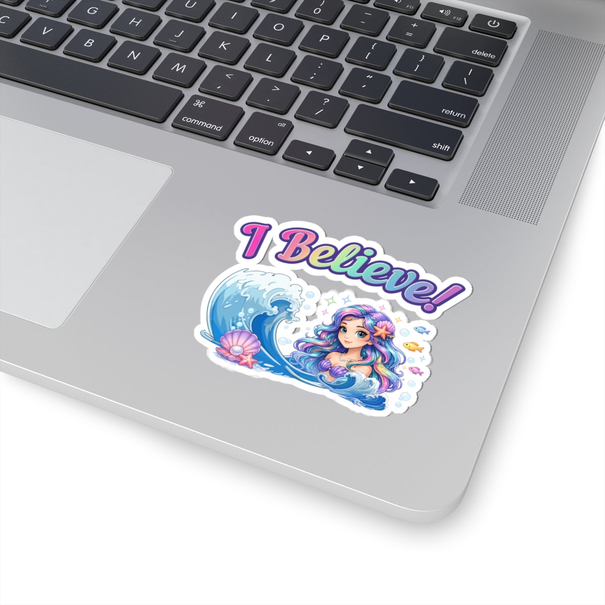 I Believe! Mermaid Vinyl Sticker | Magical Ocean Fantasy Decal