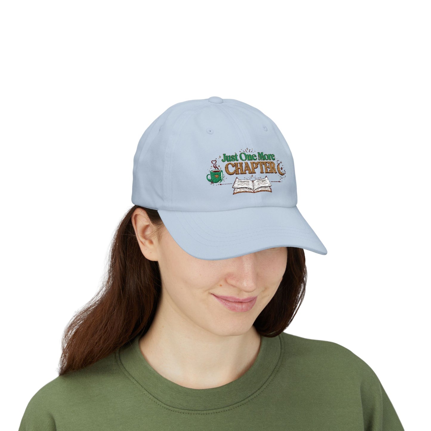 Just One More Chapter | Vintage Book Lover Dad Cap