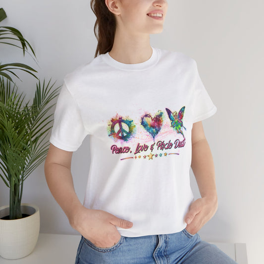 Peace, Love & Pixie Dust Watercolor Fantasy T-Shirt