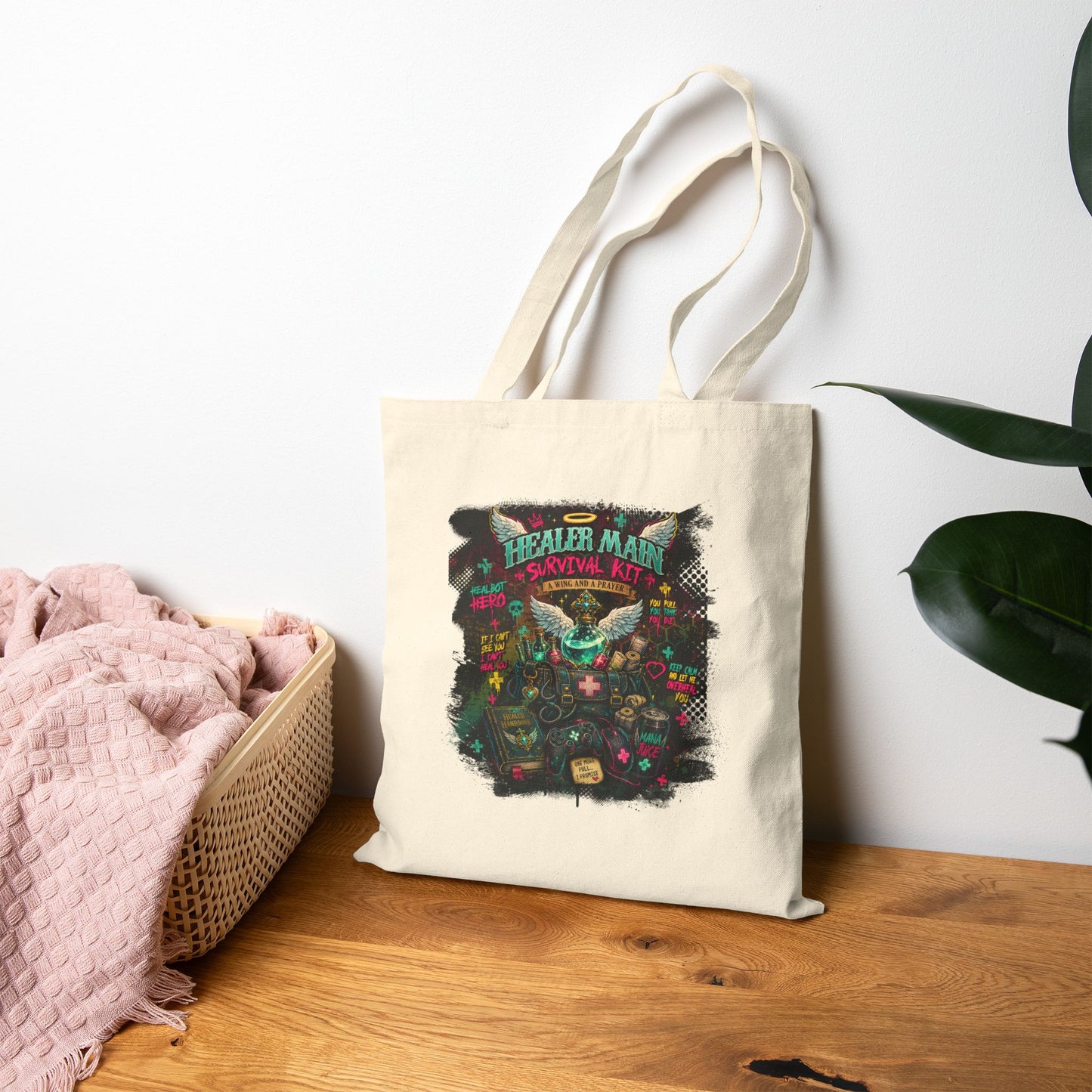 Healer Main Survival Kit | Canvas Tote Bag