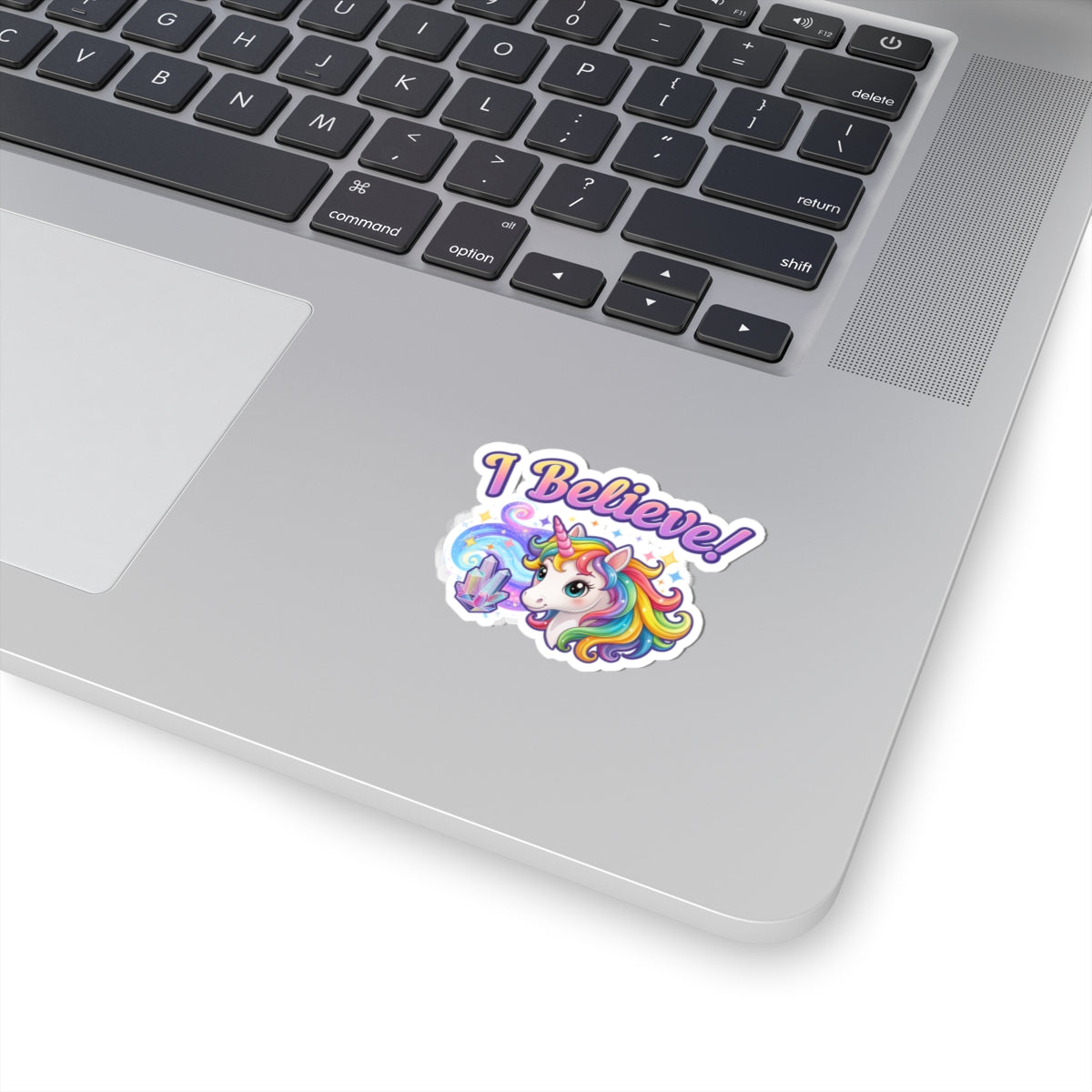 I Believe... Unicorn Vinyl Sticker | Colorful Fantasy Mythical Creature Decal