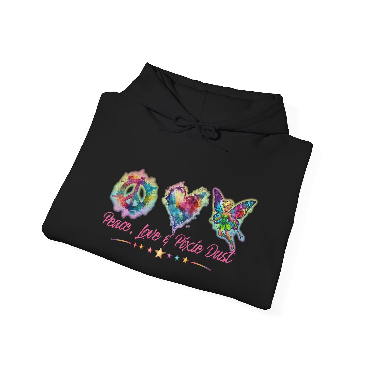 Peace, Love & Pixie Dust Fantasy Pullover Hoodie