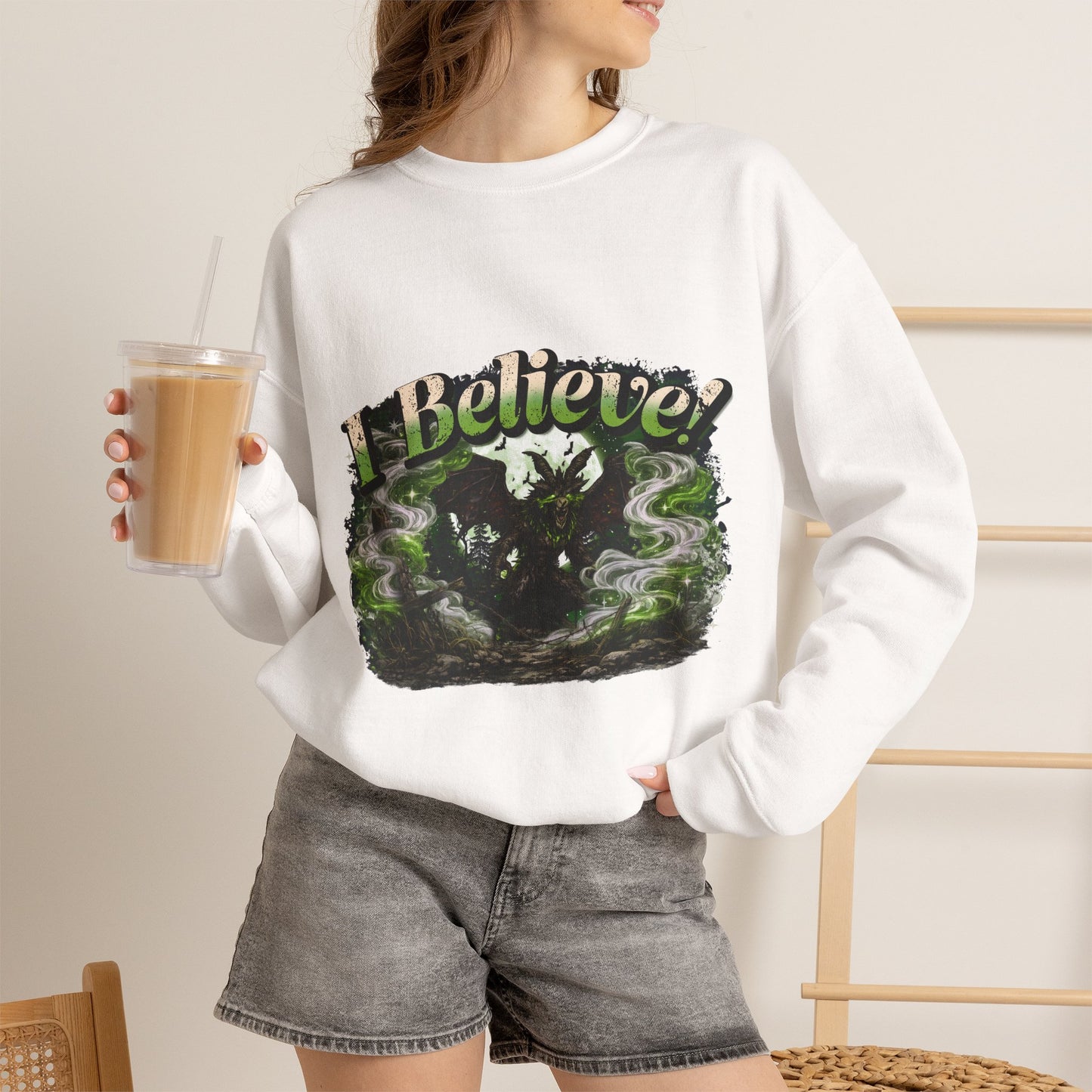 I Believe... Jersey Devil Crewneck Sweatshirt