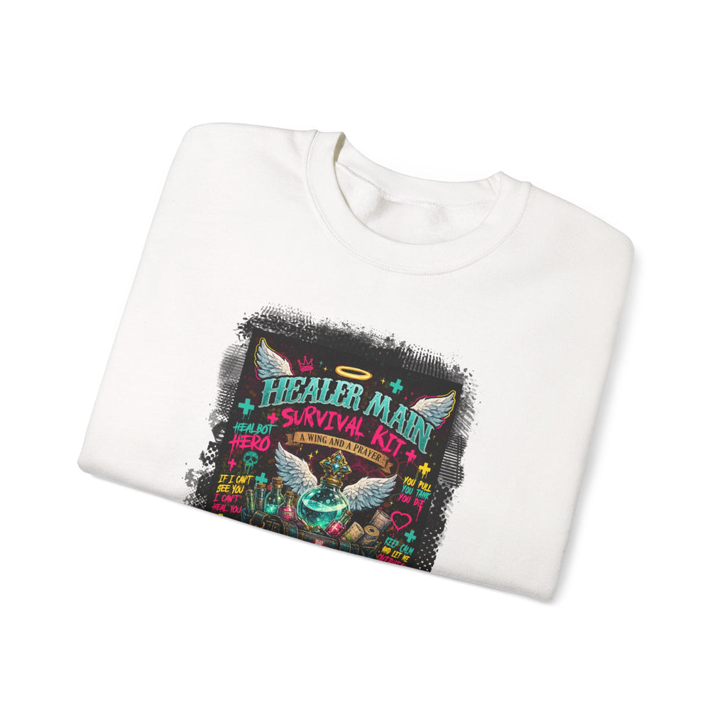 Healer Main Survival Kit | Fantasy Gamer Sweatshirt