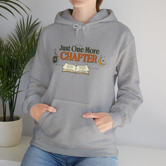 Just One More Chapter | Cozy Vintage Book Lover Hoodie