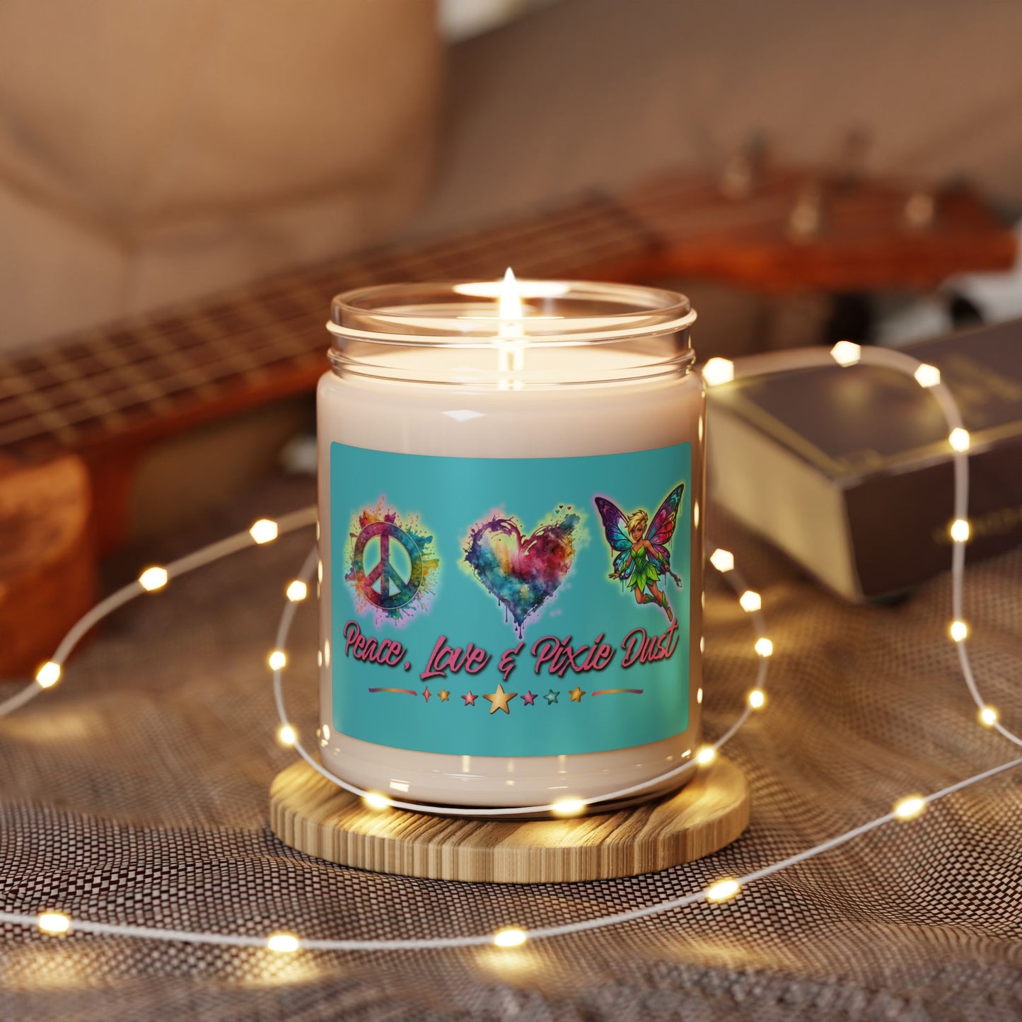 Peace, Love & Pixie Dust Fantasy Scented Soy Candle