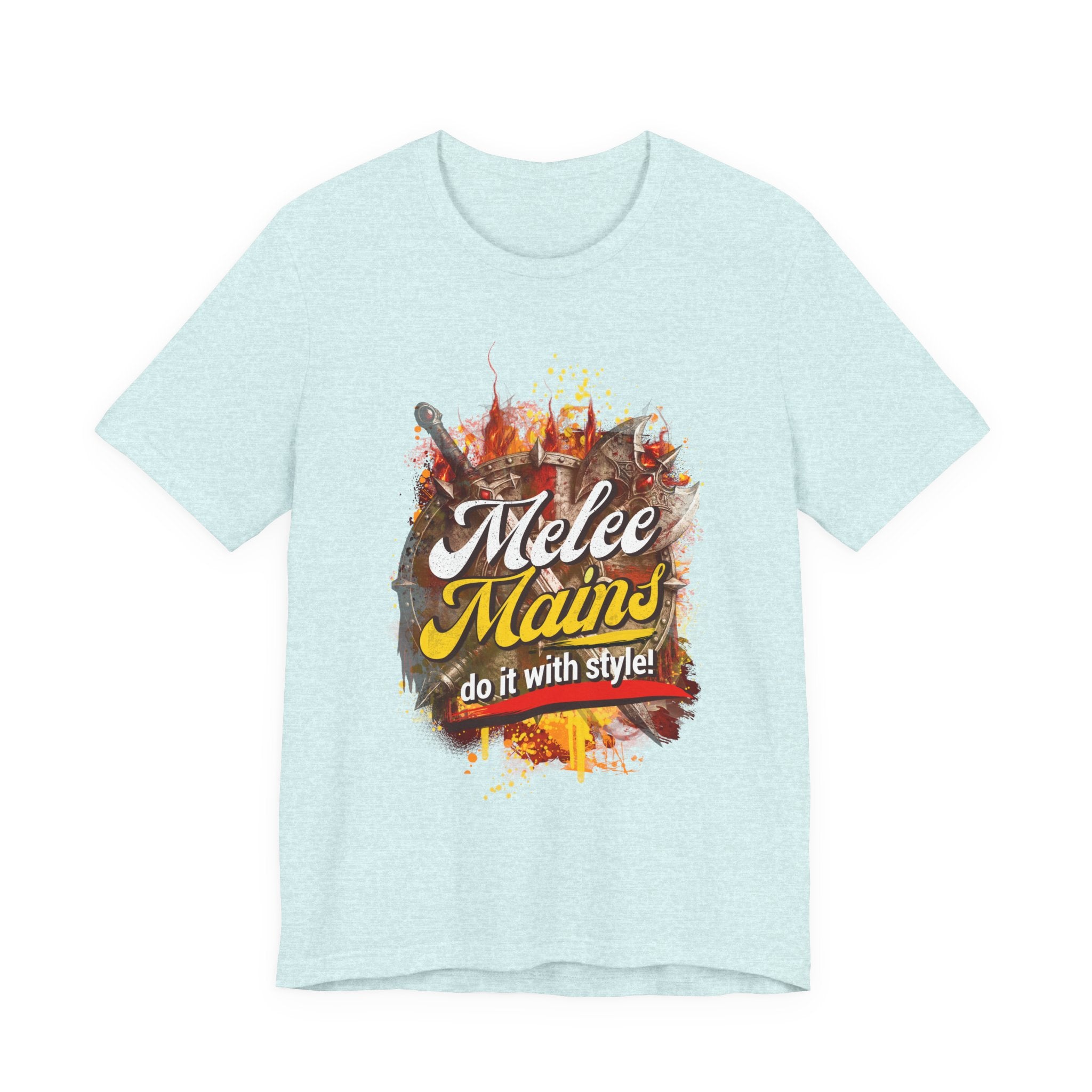 Melee Mains Graphic Tee — “Melee Mains do it with style!” Gamer T‑Shirt
