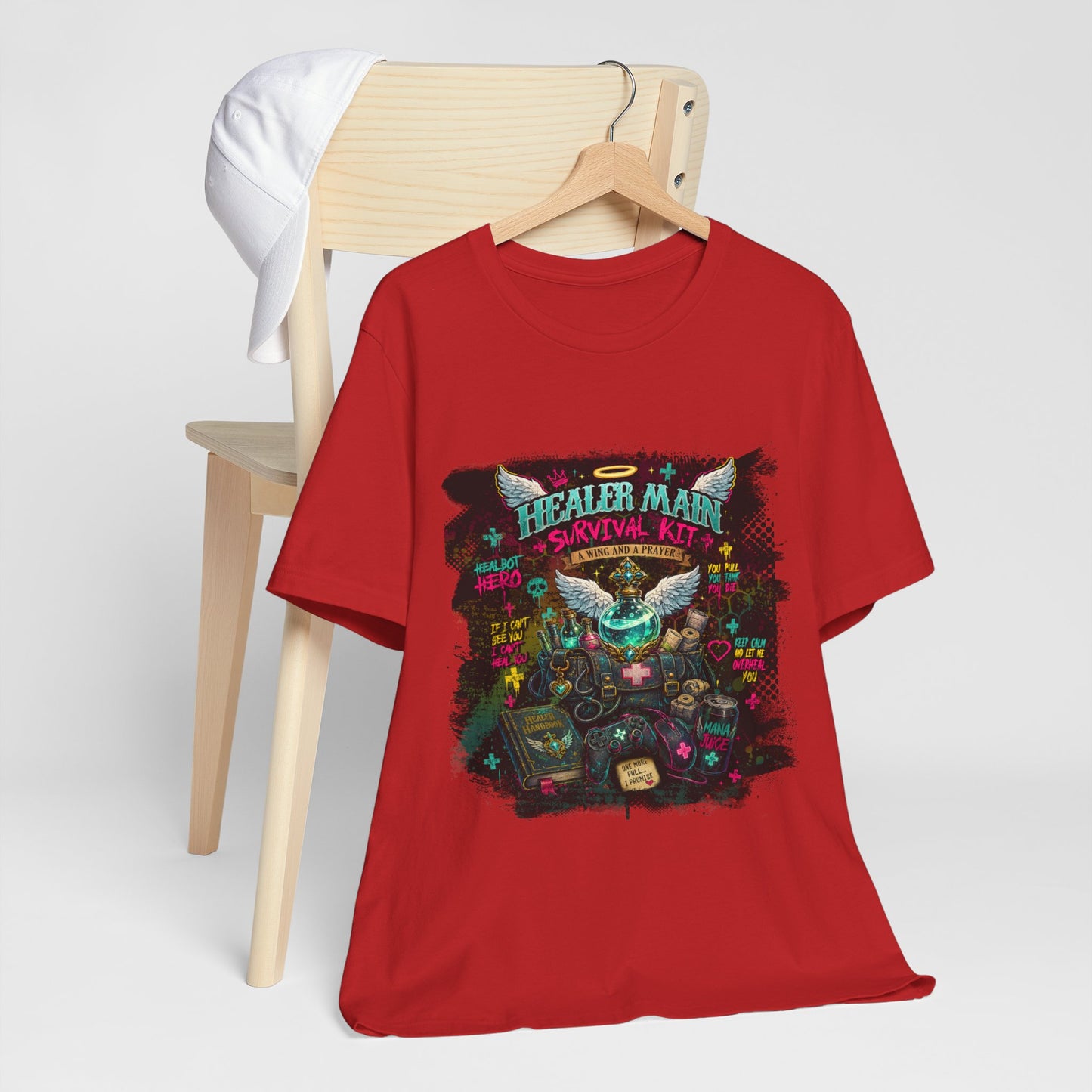 Healer Main Survival Kit | Gaming Graphic T-shirt