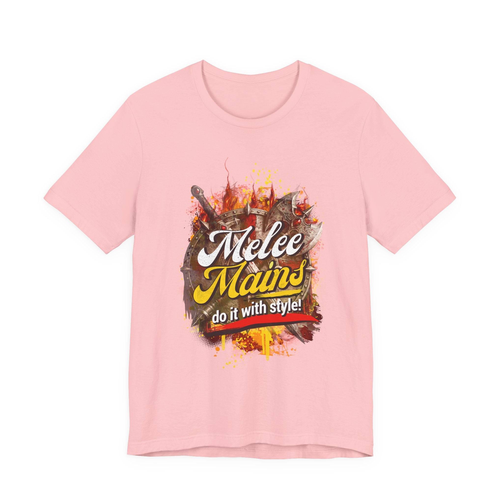 Melee Mains Graphic Tee — “Melee Mains do it with style!” Gamer T‑Shirt