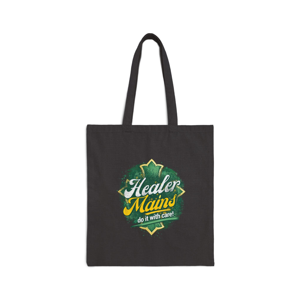 Healer Mains Cotton Tote Bag — Gamer RPG Healer Gift