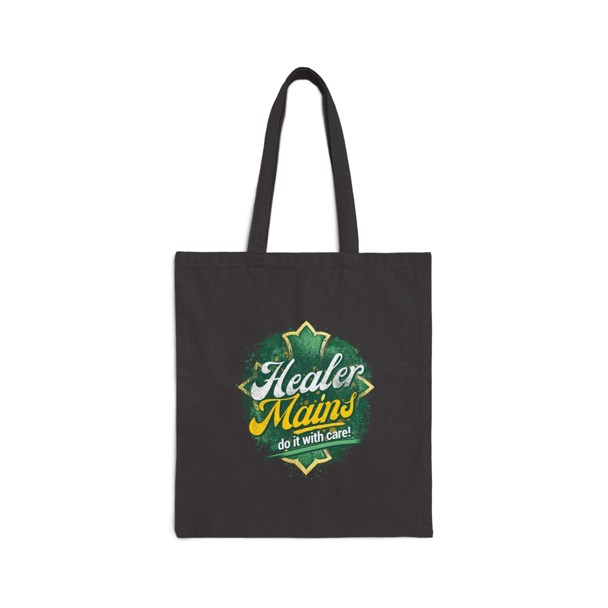 Healer Mains Cotton Tote Bag — Gamer RPG Healer Gift