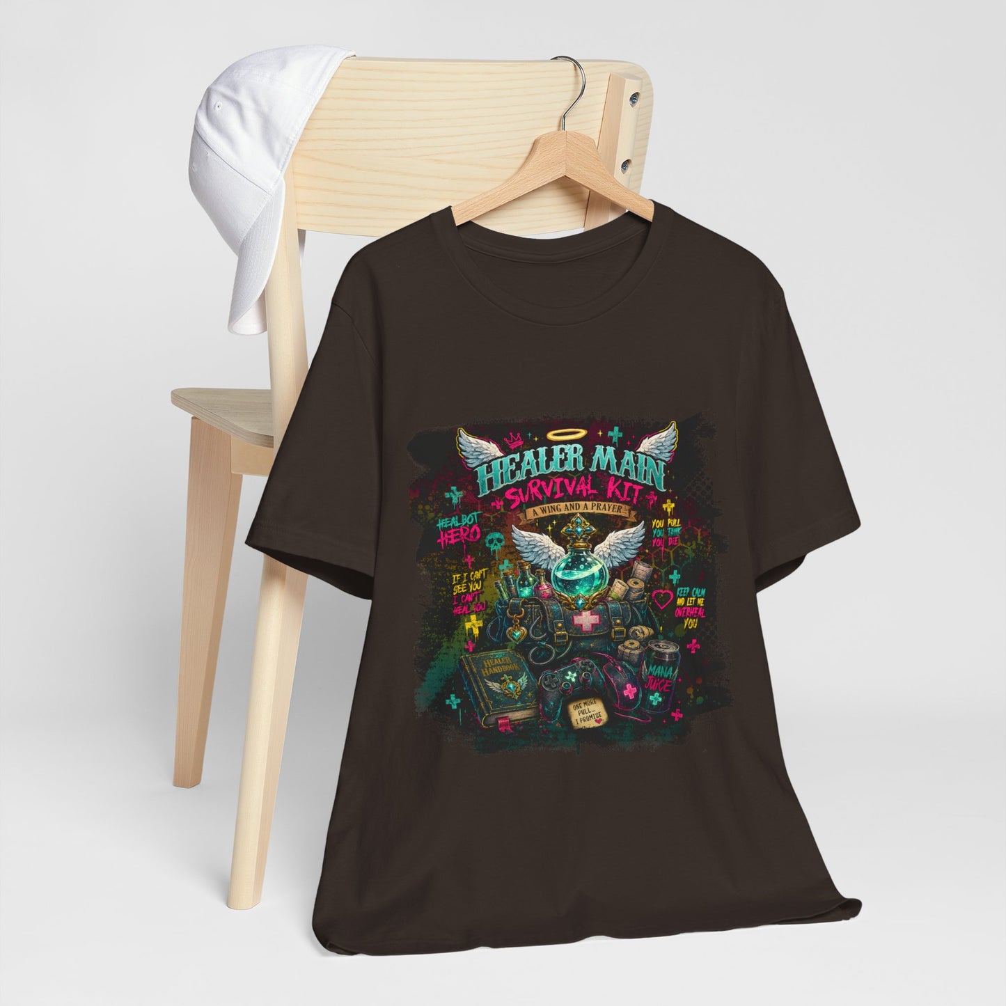 Healer Main Survival Kit | Gaming Graphic T-shirt