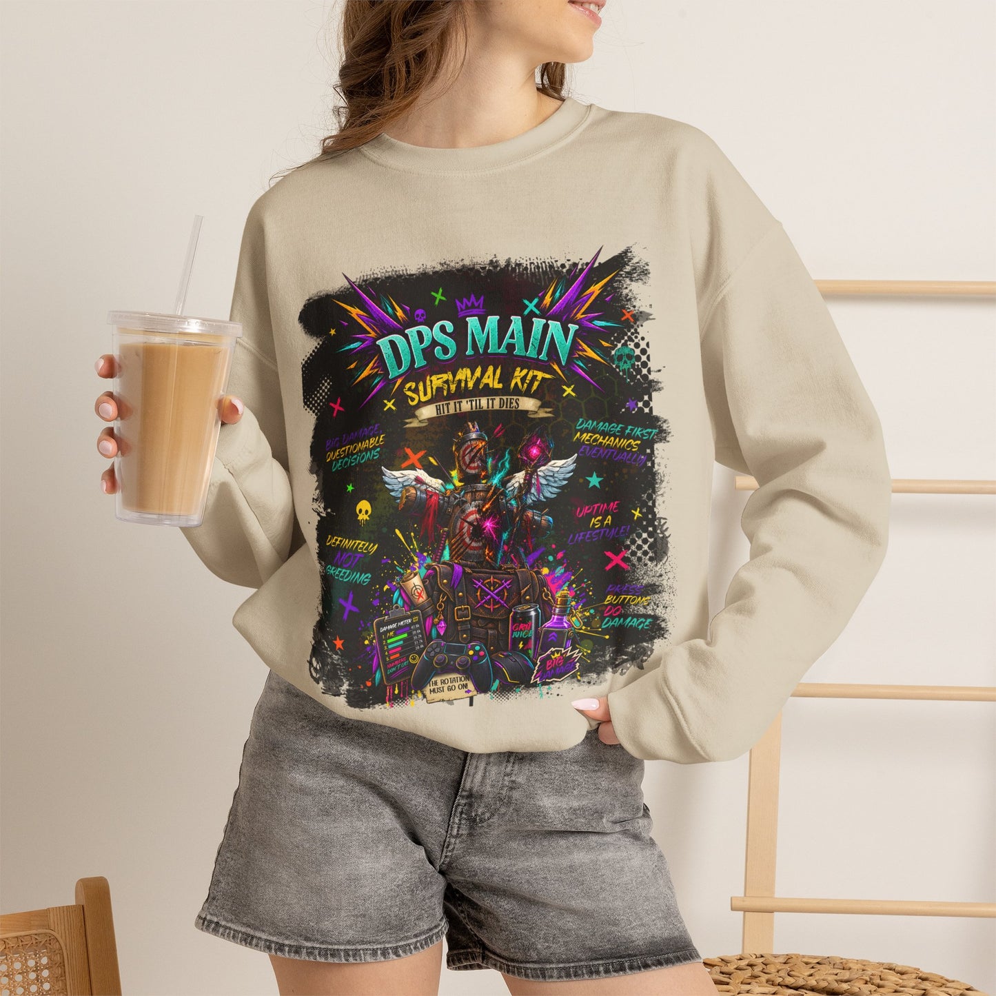 DPS Main Survival Kit | Fantasy Gamer Sweatshirt