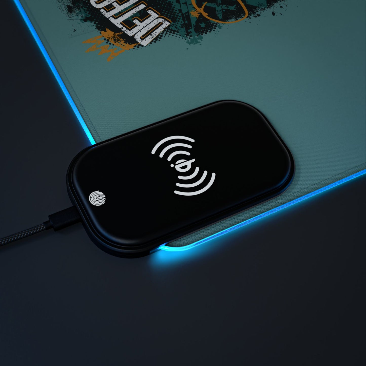 Detective Armchair Reporting for Duty Extended RGB Gaming Mouse Pad