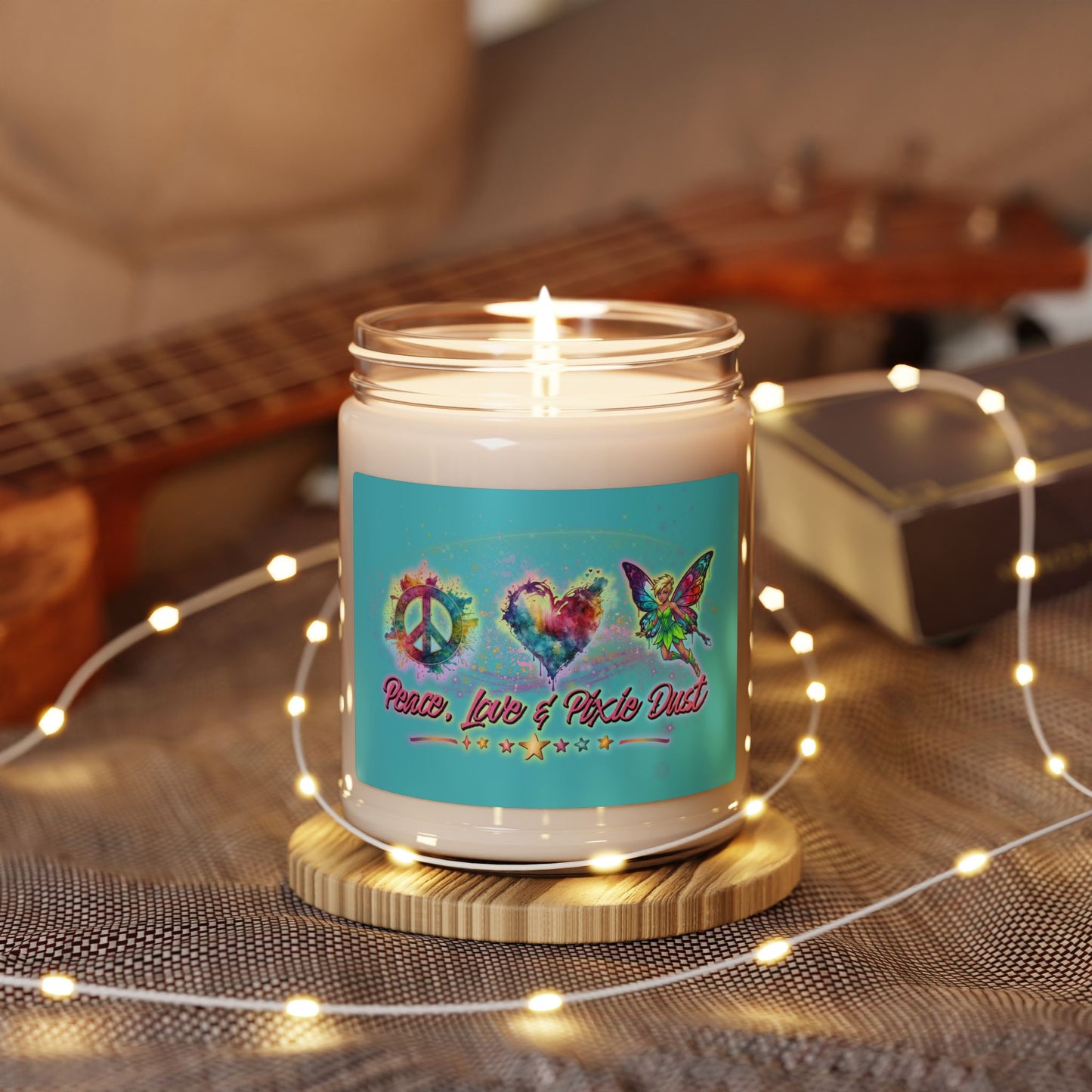 Peace, Love & Pixie Dust Fantasy Scented Soy Candle