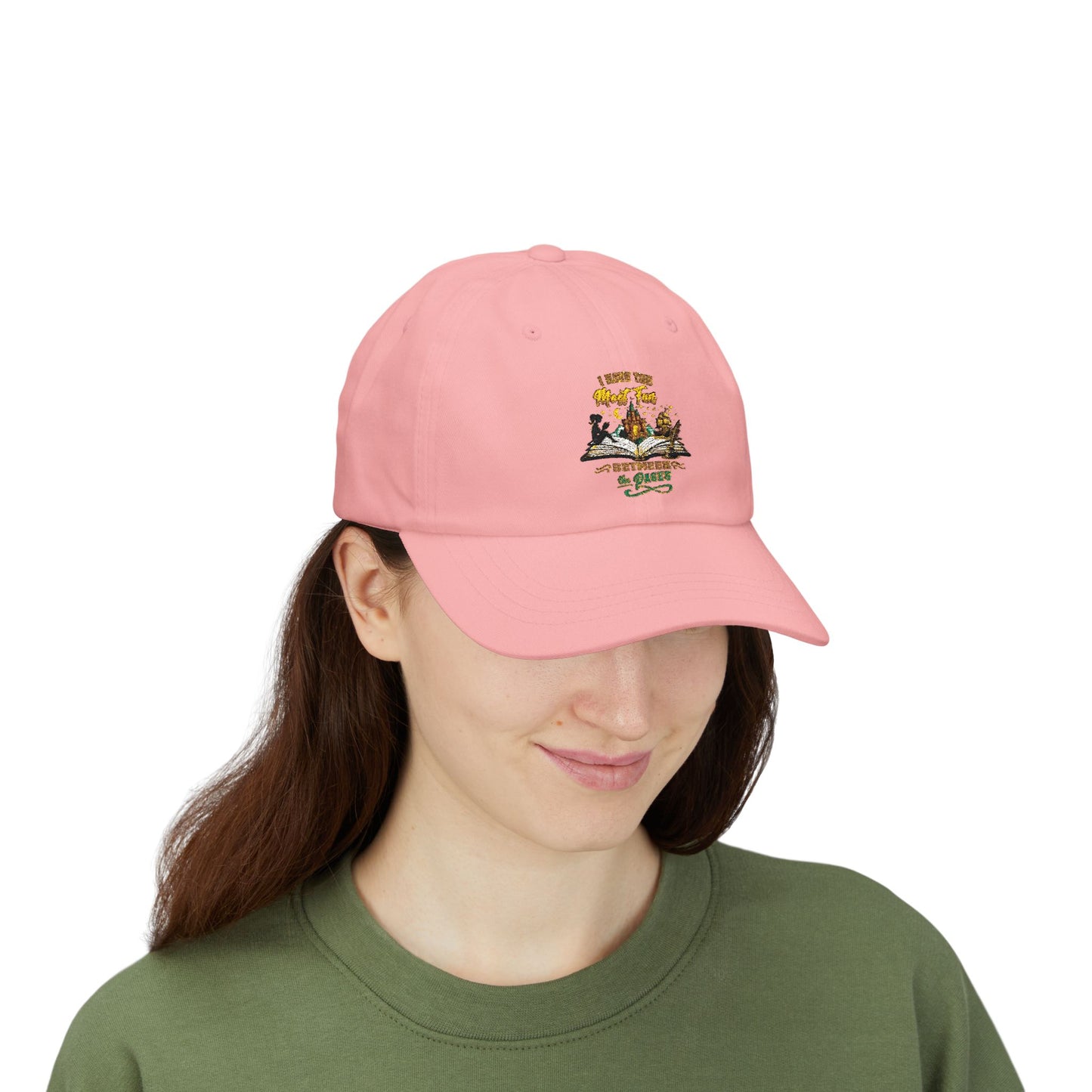 I Have the Most Fun Between the Pages Dad Cap | Fantasy Book Lover Hat