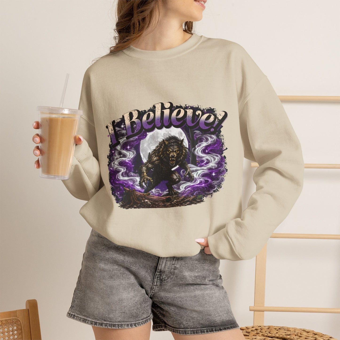 I Believe... Werewolf Crewneck Sweatshirt
