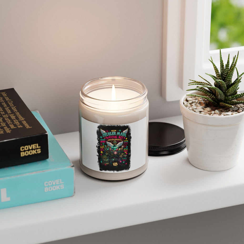 Healer Main Survival Kit | Gamer Scented Soy Candle (9oz)
