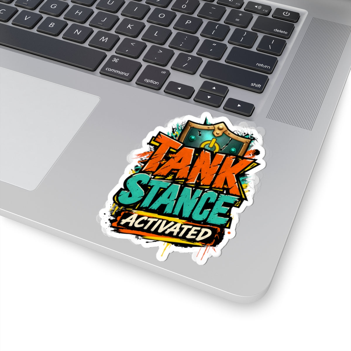 Tank Stance Activated Gamer Sticker – Neon Graffiti Tank Main Decal