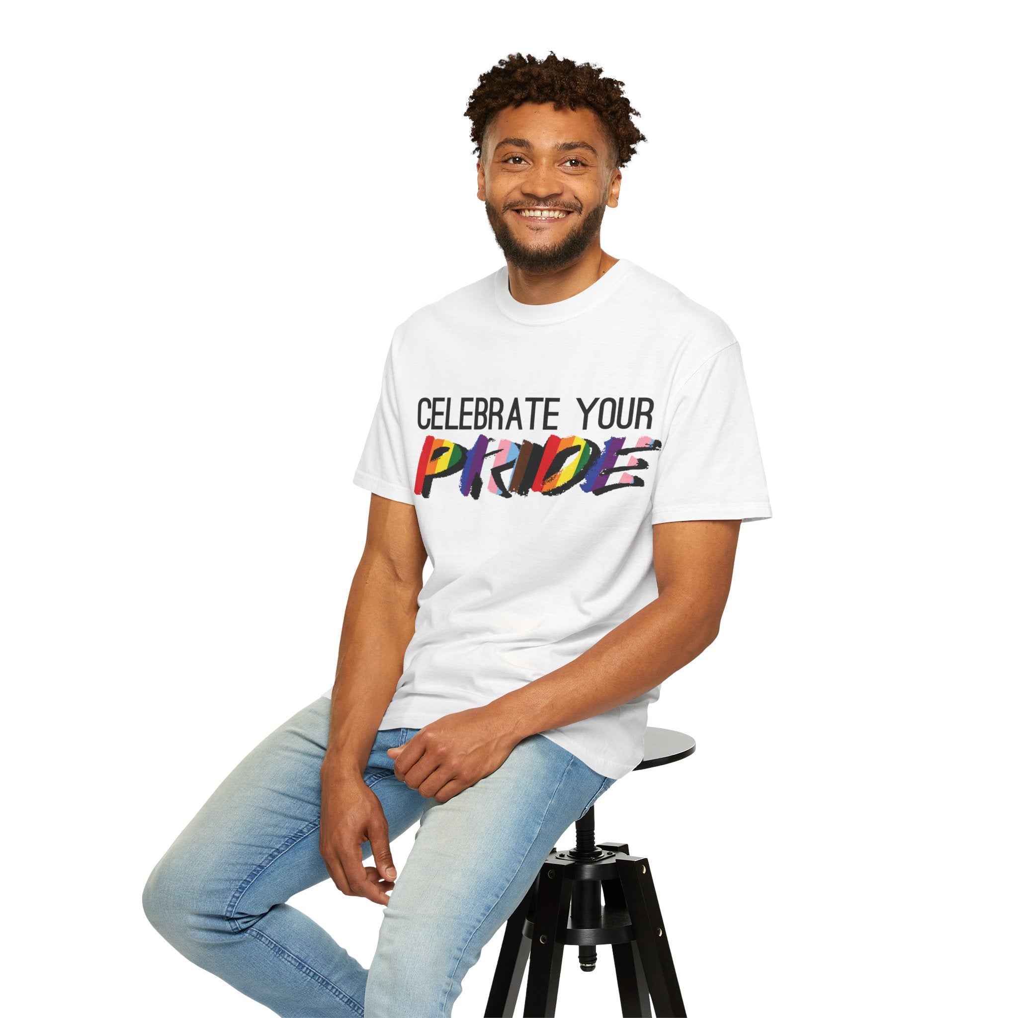 Celebrate Your Pride T-Shirt — Rainbow LGBTQ+ Pride Tee
