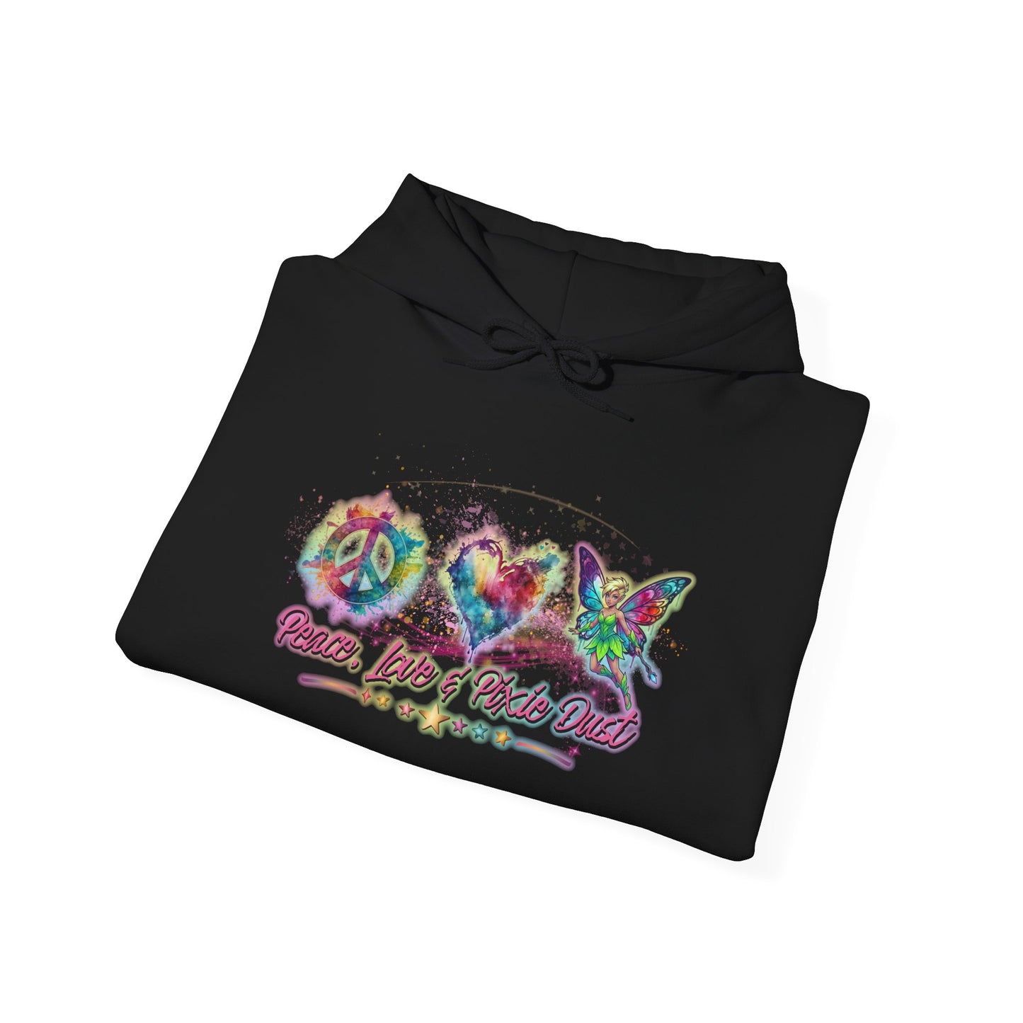 Peace, Love & Pixie Dust Fantasy Pullover Hoodie