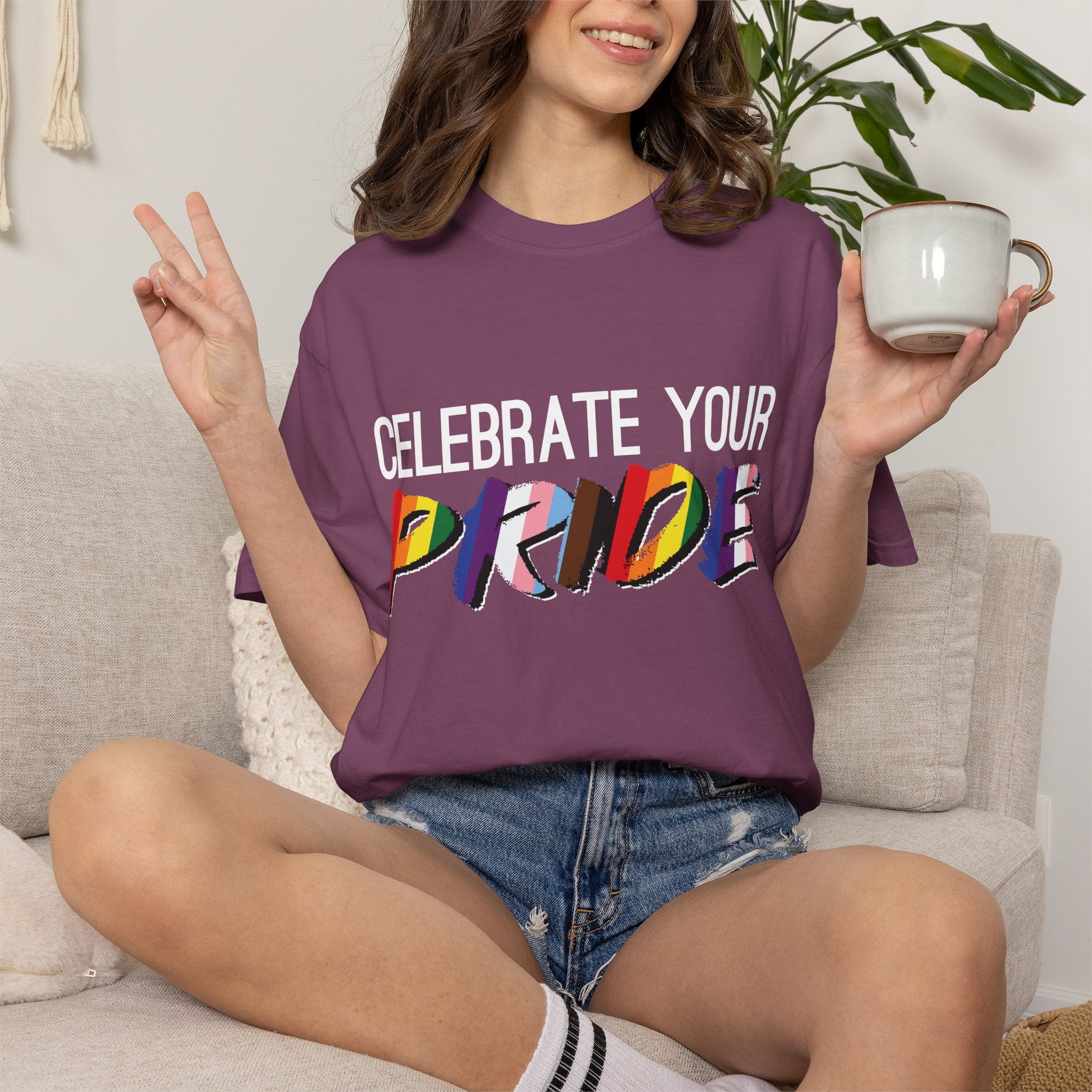 Celebrate Your Pride T-Shirt — Rainbow LGBTQ+ Pride Tee
