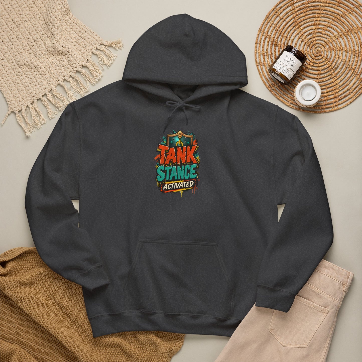 Tank Stance Activated Gamer Hoodie – Neon Graffiti Tank Main Sweatshirt