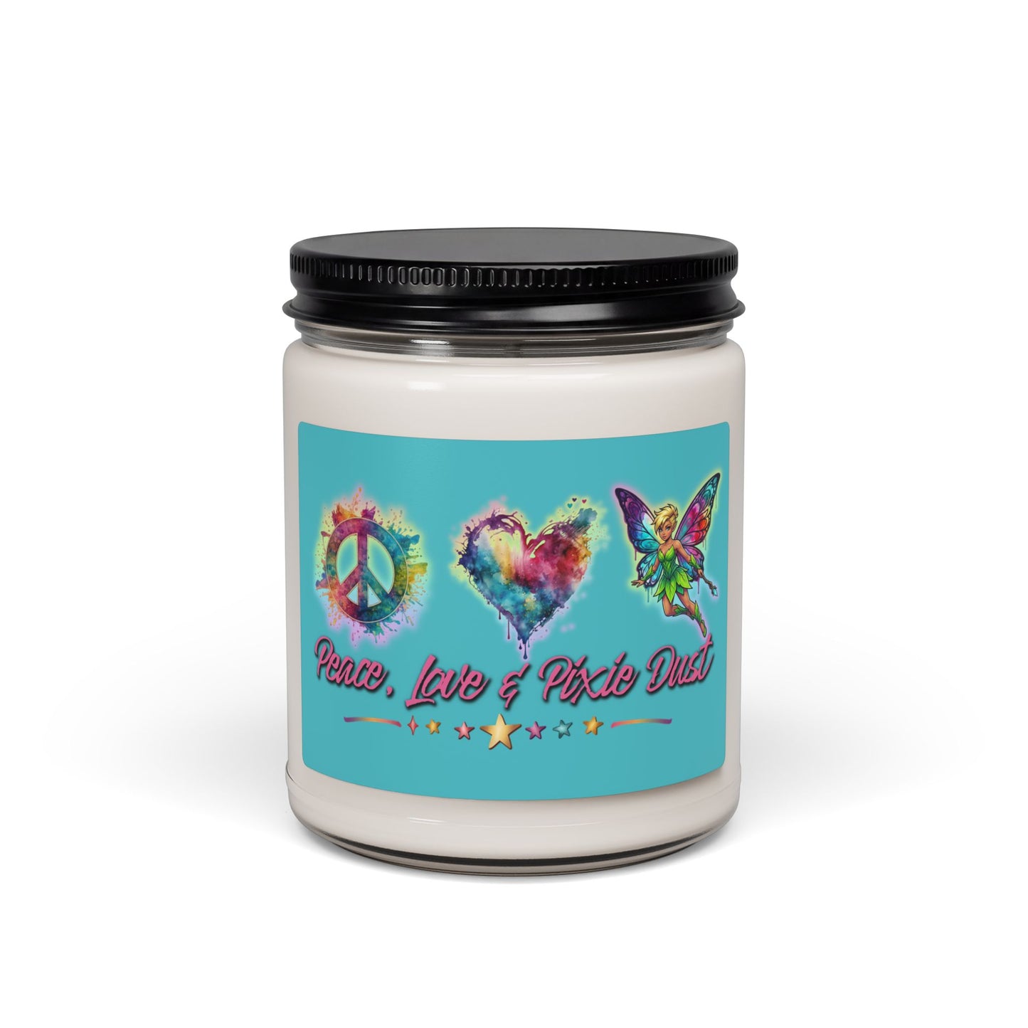 Peace, Love & Pixie Dust Fantasy Scented Soy Candle
