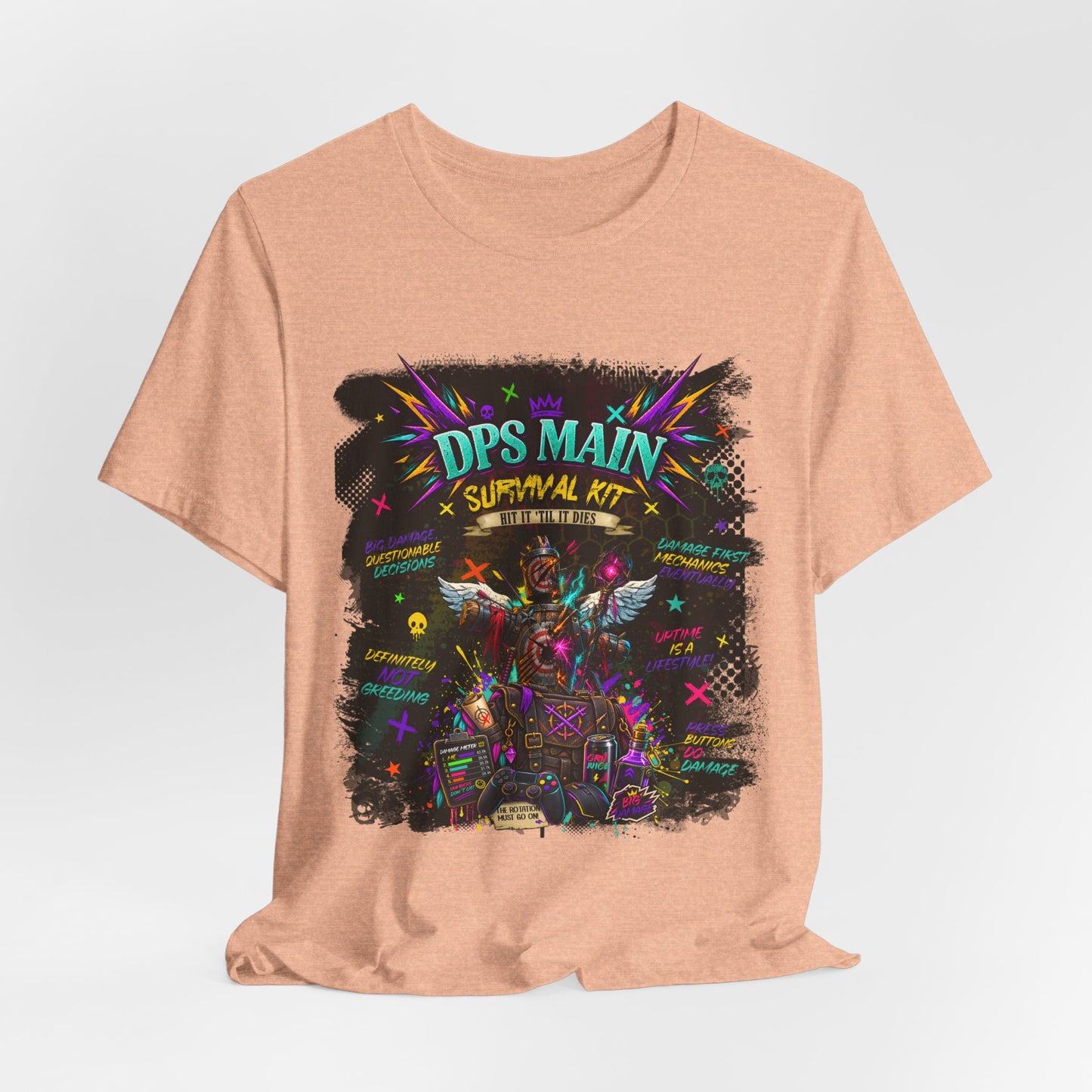 DPS Main Survival Kit – MMORPG Gamer T-Shirt