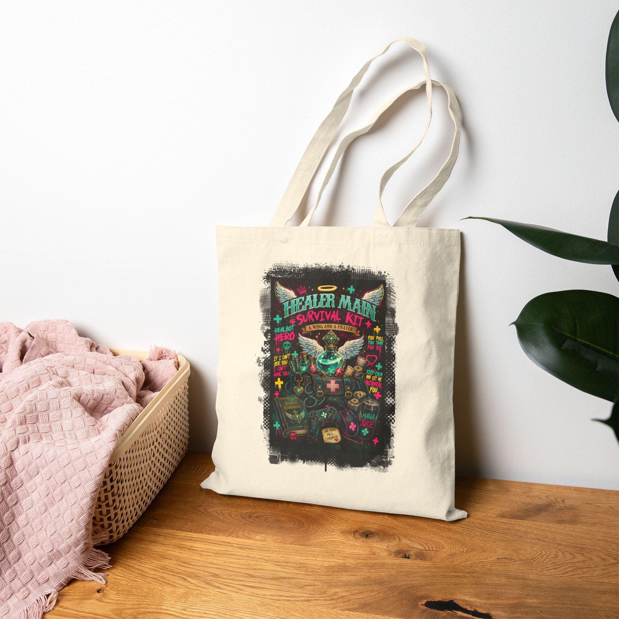 Healer Main Survival Kit | Canvas Tote Bag