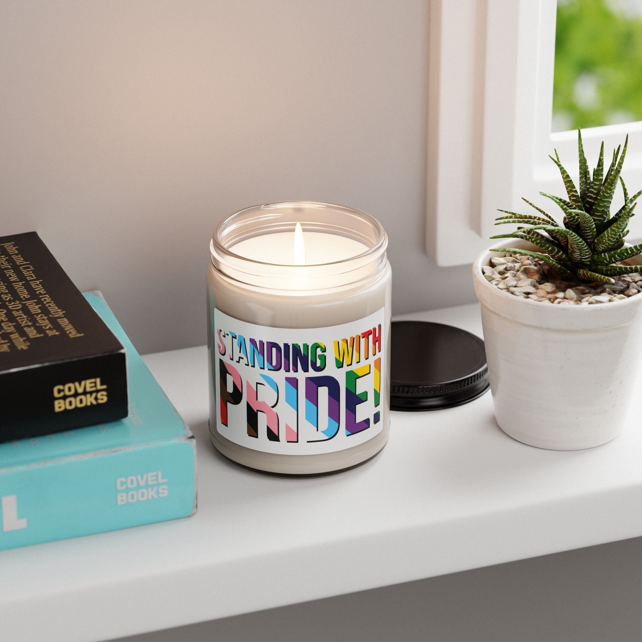 Standing With Pride Scented Soy Candle — 9oz LGBTQ+ Support Candle
