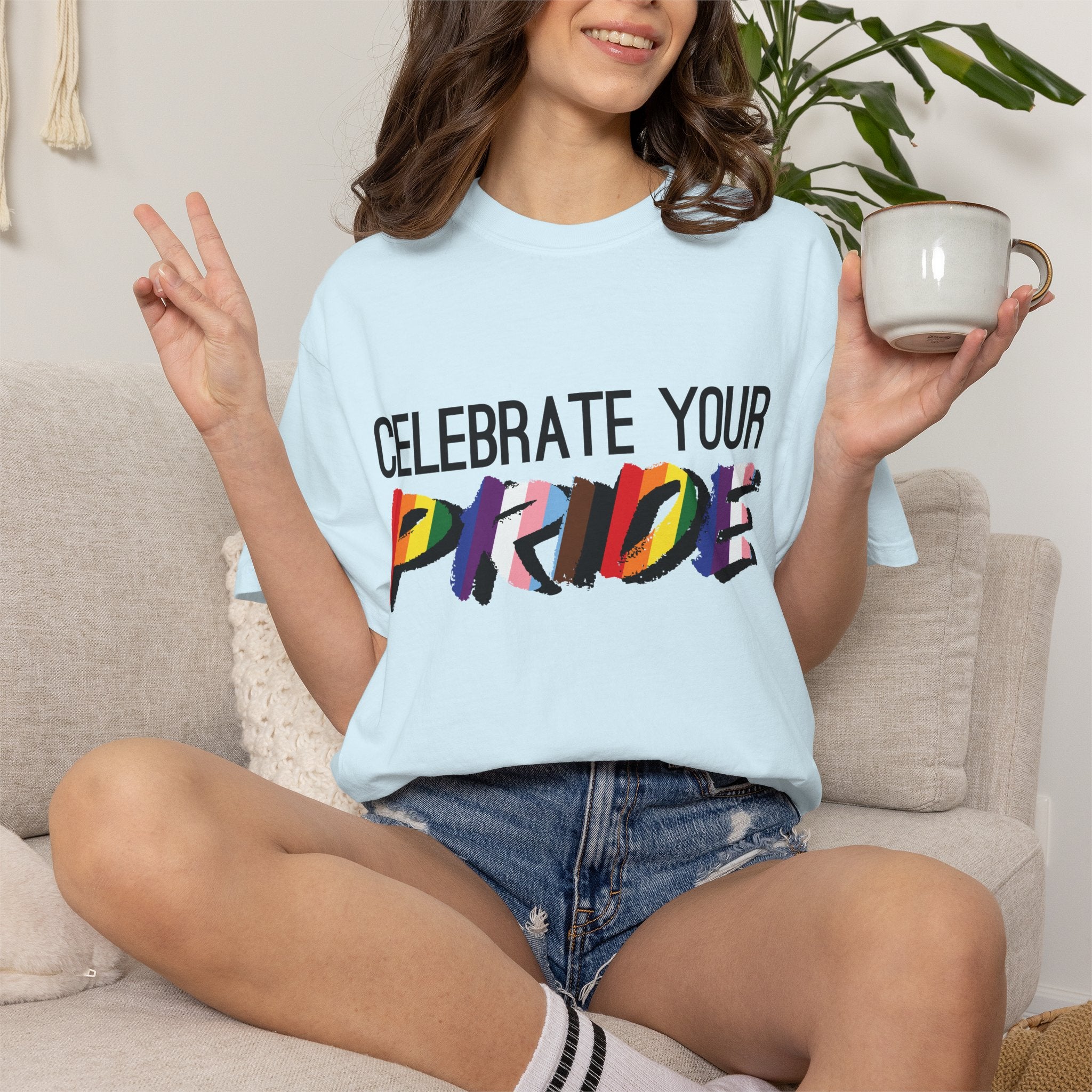 Celebrate Your Pride T-Shirt — Rainbow LGBTQ+ Pride Tee