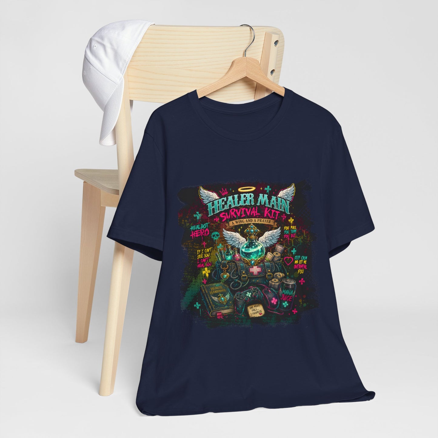 Healer Main Survival Kit | Gaming Graphic T-shirt