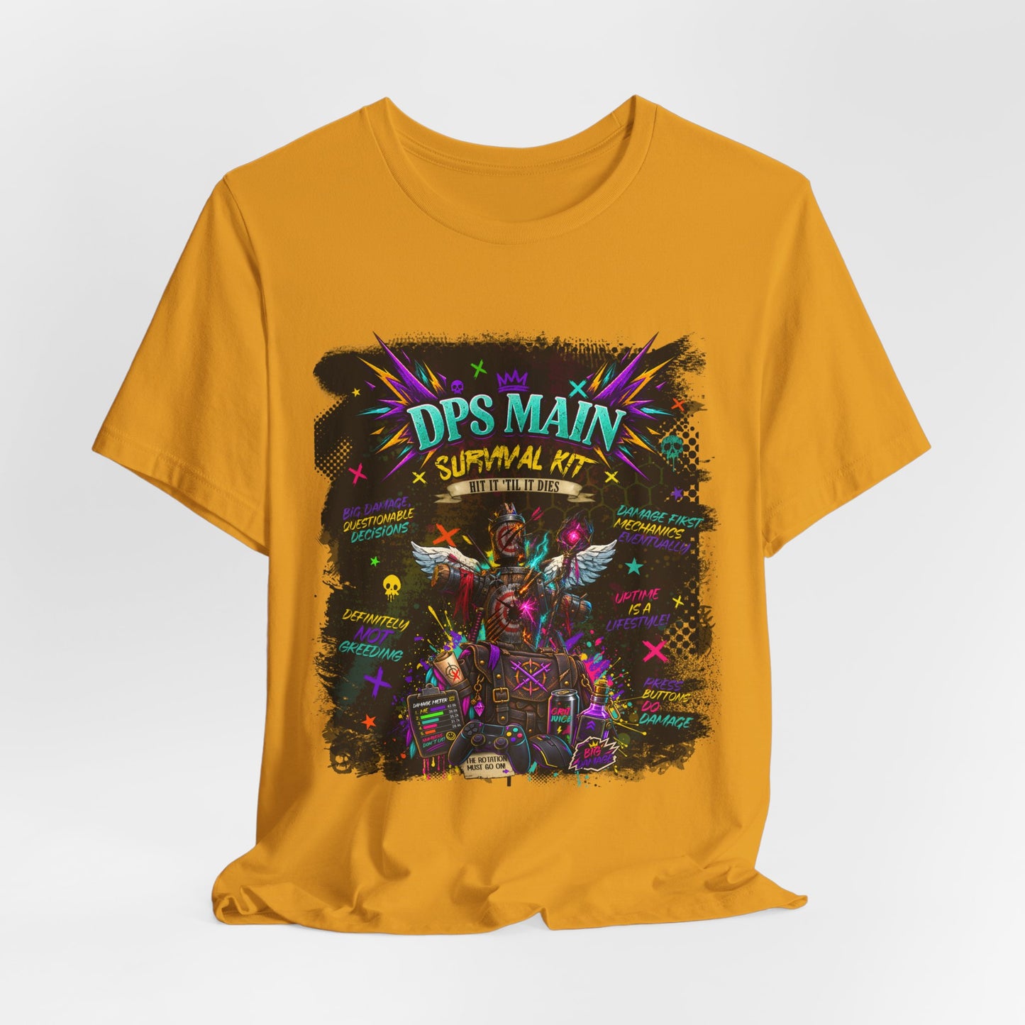 DPS Main Survival Kit – MMORPG Gamer T-Shirt